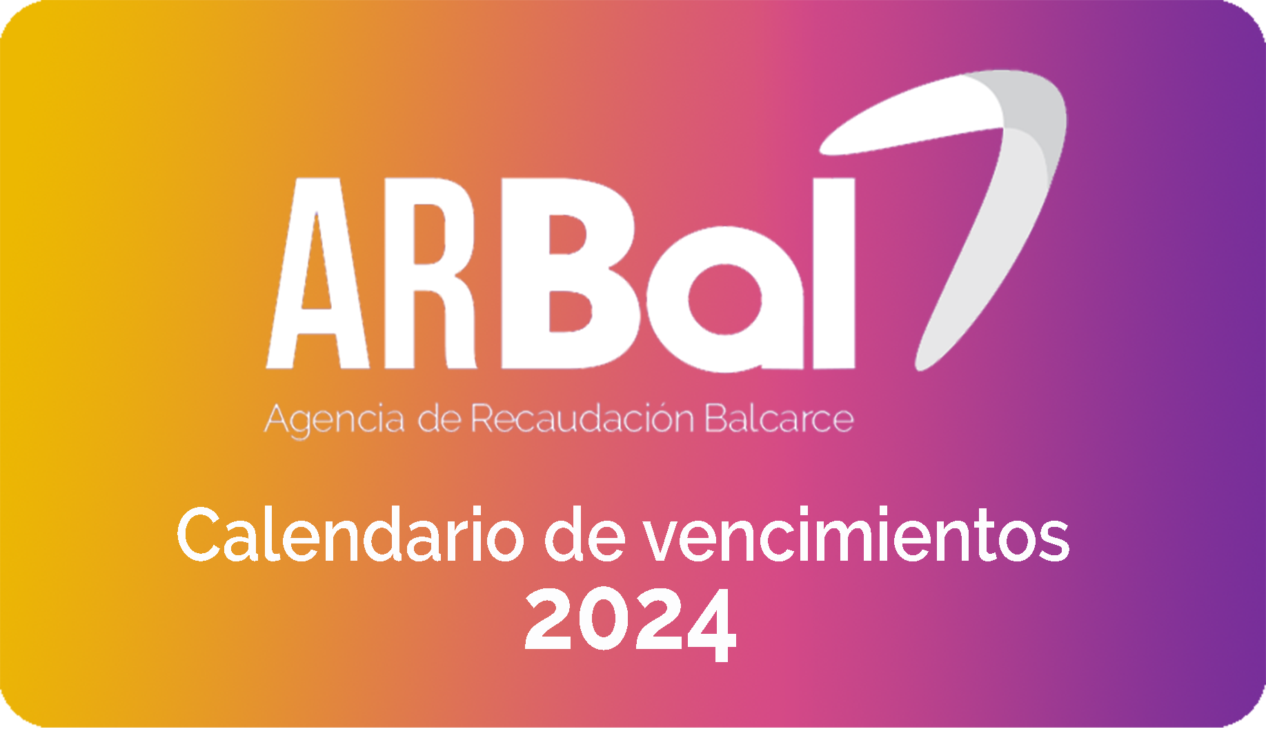 Calendario Arbal 2024